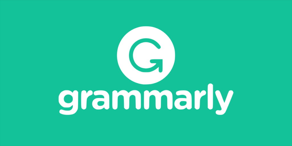 Grammarly logo on a green background – AI-powered writing assistant for grammar, spelling, and style corrections in 2025.